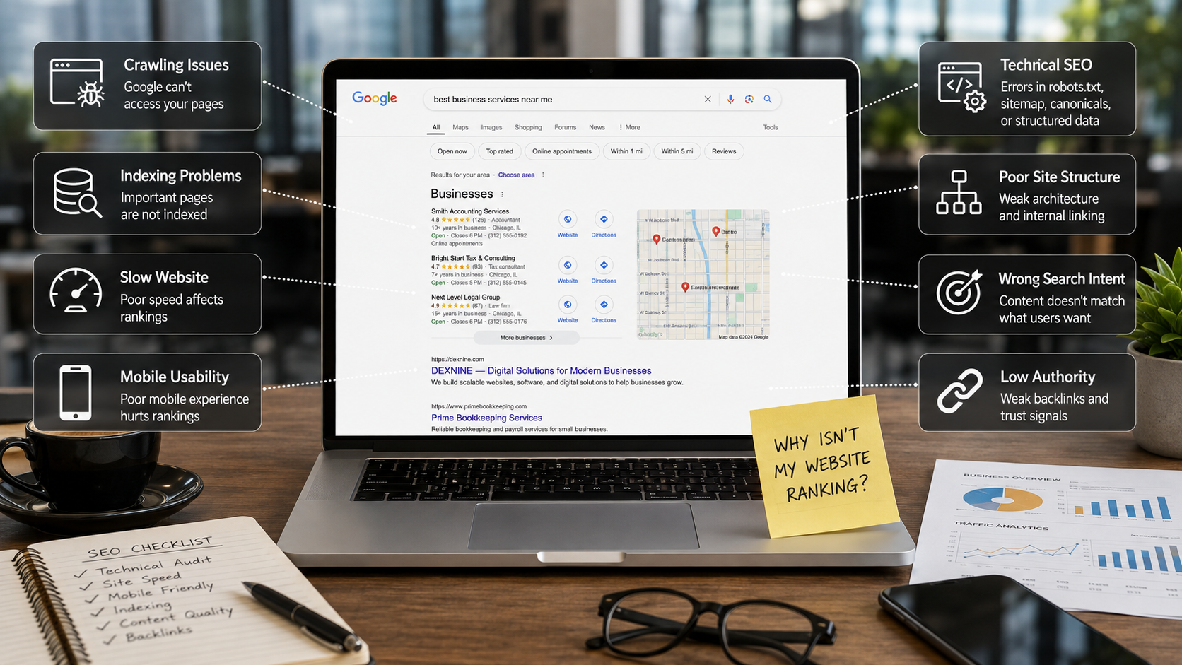 Why Isn’t My Website Ranking on Google? 8 Common Technical SEO Issues